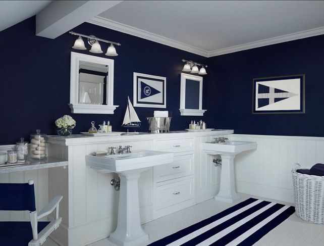 15 Cute Decor Details for Nautical Bathroom - Nautical Interior Design Ideas, Nautical Interior, Nautical Bathroom, nautical, bathroom designs, Bathroom Decor Ideas