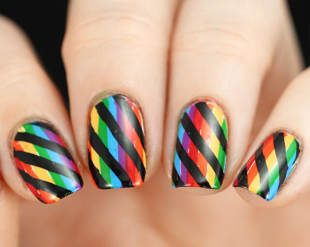 Gorgeous Rainbow Nail Art Designs You Can Do Yourself - spring nail art, Rainbow Nail Art Designs, Rainbow Nail Art, nail art ideas, Nail Art Designs, DIY St. Patrick's Day