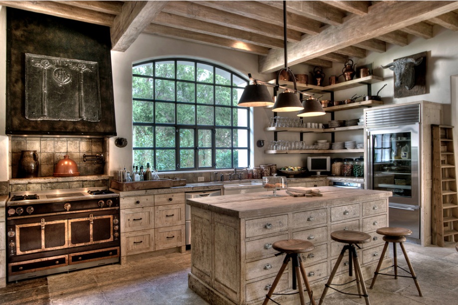 Country Style: 13 Rustic Kitchen Design Ideas