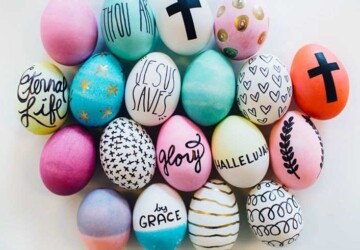 15 Simple and Easy DIY Easter Eggs Decorating Ideas - DIY Easter Eggs Decorations, diy Easter eggs decoration, DIY Easter Egg Decor Ideas, DIY Easter Egg, DIY Easter Decor Projects, diy Easter