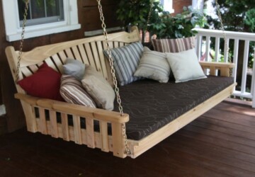 13 Dreamy DIY Porch Swing Bed Ideas - porch swing, DIY Porch Swing Bed Ideas, DIY Porch Swing, DIY Porch Decor Ideas, diy porch