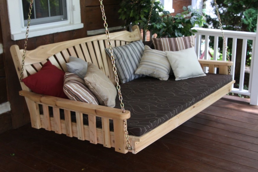 13 Dreamy Diy Porch Swing Bed Ideas, Porch Swing Bed Dimensions
