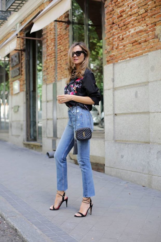 18 Cool Ways to Style Jeans This Summer - summer outfit ideas, summer jeans outfit ideas, jeans outfit ideas, casual summer outfit