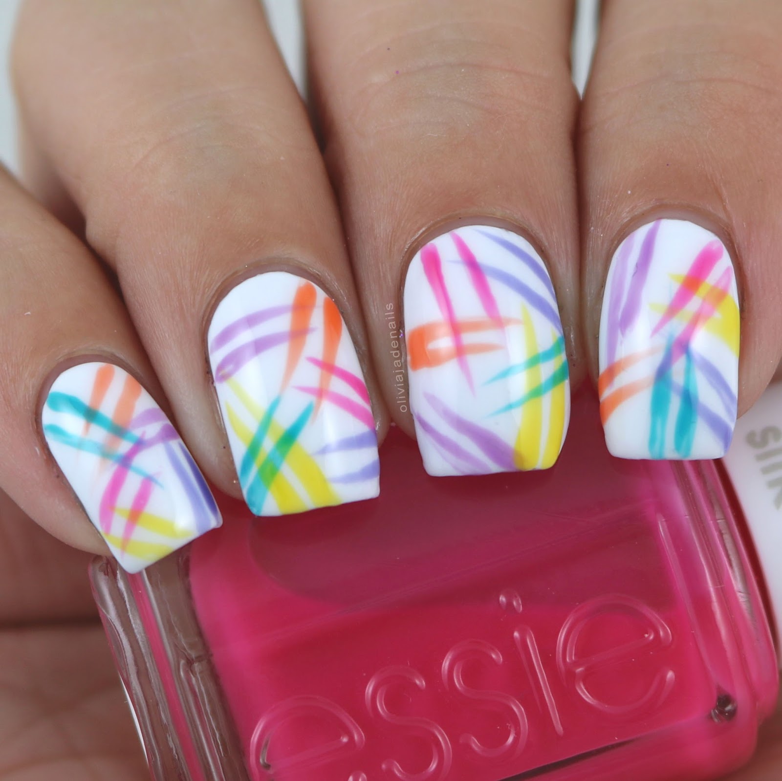Spring Nails Colorful Watercolor Nail Art Ideas