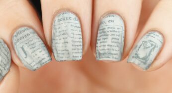 Words on Your Nails: 16 Vintage Nail Art Ideas Inspired By Books
