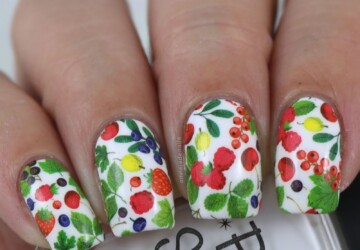 Fruits on Your Nails- Cute Summer Nail Art Ideas - summer nail design, summer nail art, fruit nail art ideas