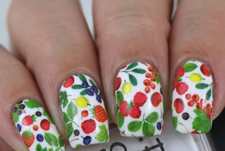 Fruits on Your Nails- Cute Summer Nail Art Ideas - summer nail design, summer nail art, fruit nail art ideas