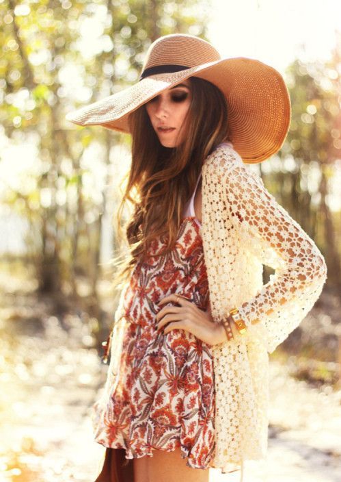 15 Boho Chic Ideas For Original Artistic Look - woman, trendy, Trend, fashion, chic, boho, bohemian