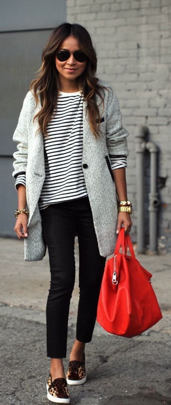 Casual Inspiration For The Perfect Combination - women, woman, trendy, style, street, shirt, jeans, jacket, inspiration, fashion, chic, casual