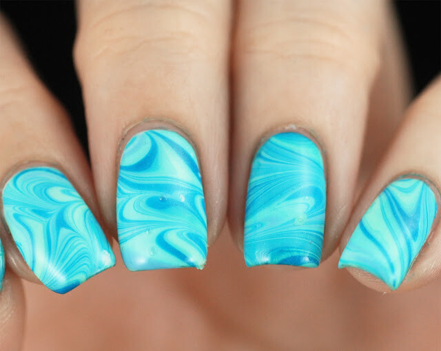 Summer Nails: 15 Beautiful Nail Art Ideas Inspired by The Sea - summer nail design, summer nail art, sea nail art, sea, blue nail polish, blue nail art ideas