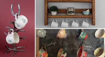 15 Awesome Handmade Coffee Mug Racks For The Coffee Junkies Out There