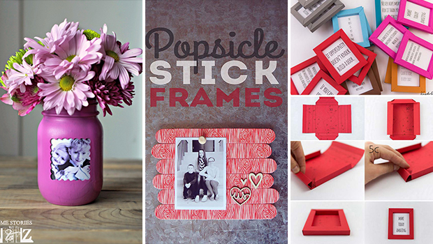 16 Nifty DIY Picture Frame Projects You Should Try - Projects, picture, photo, ideas, handmade, handcrafted, frames, frame, diy, crafts, crafting