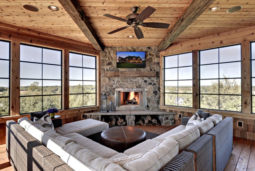 small mountain cabin living room ideas