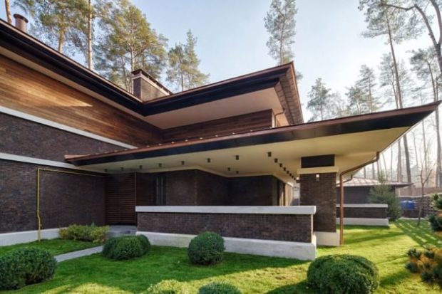 The Prairie House By Yunakov Architecture in Kiev, Ukraine Is A Home That You Must See - yunakov architecture, ukraine, residence, prairie house, luxury, kiev, japanese architecture, interior, house, home, Frank Lloyd Wright, exterior, Contemporary Home, contemporary exterior, contemporary