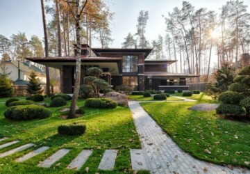 The Prairie House By Yunakov Architecture in Kiev, Ukraine Is A Home That You Must See - yunakov architecture, ukraine, residence, prairie house, luxury, kiev, japanese architecture, interior, house, home, Frank Lloyd Wright, exterior, Contemporary Home, contemporary exterior, contemporary