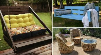 18 Amazing DIY Backyard Furniture Ideas