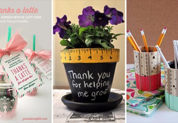 15 Beautiful DIY Gifts For Teacher Appreciation Day - teacher gift, teacher appreciation day, teacher, school, ideas, gifts, gift, diy, crafts, crafting