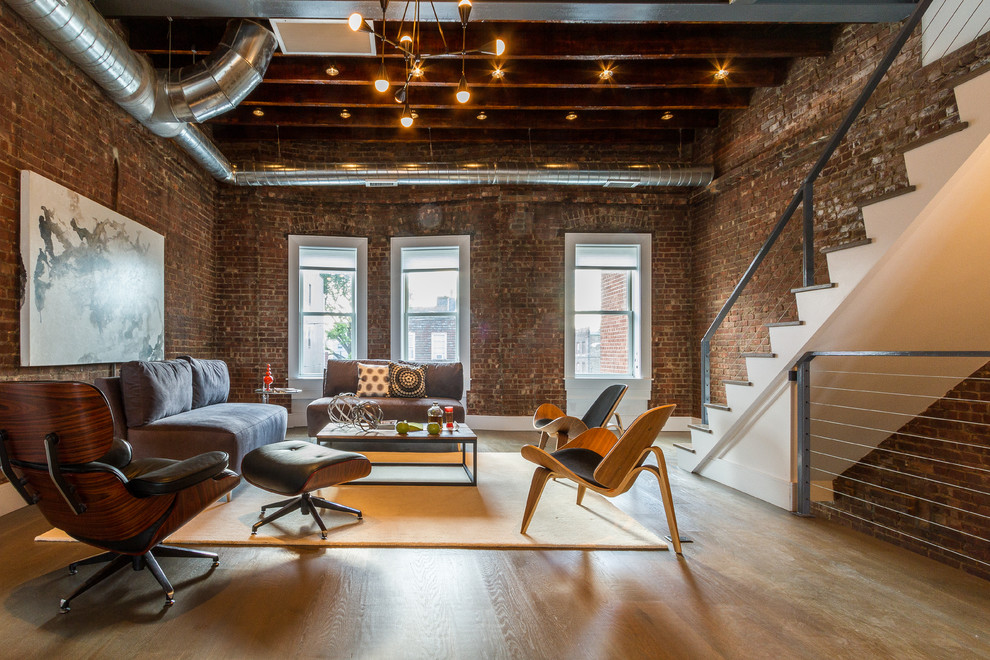 define industrial living room
