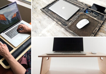 16 Awesome Lap Desk Designs That Will Make You Have A Lazy Day In Bed - tray, stand, laptop tray, laptop desk, laptop, lapdesk, lap desk, desk, breakfast tray, bed tray