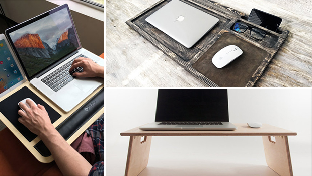16 Awesome Lap Desk Designs That Will Make You Have A Lazy Day In Bed 16 Awesome Lap Desk Designs That Will Make You Have A Lazy Day In Bed - tray, stand, laptop tray, laptop desk, laptop, lapdesk, lap desk, desk, breakfast tray, bed tray
