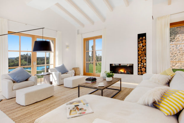 Mediterranian Theme Living Room Saltilo Tile