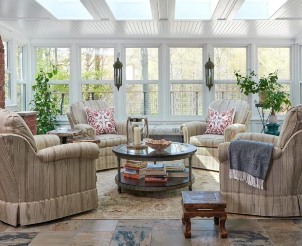 The Forgotten Charm Of The Conservatory In Your Home - windows, sunroom, sunlight, sun room, sun, room, roof blinds, orangery, natural light, light, Conservatory, blinds
