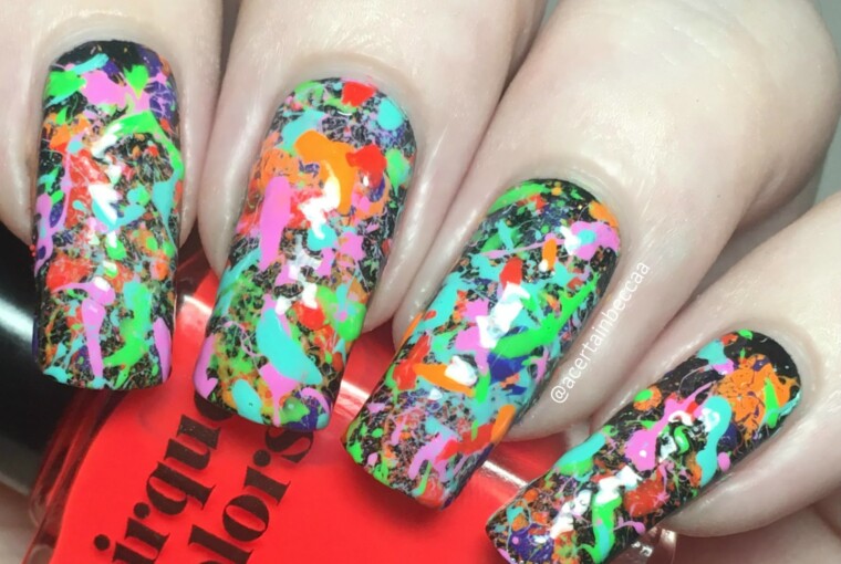 Color Explosions On Your Nails: 14 Creative Nail Art Ideas Color Explosions On Your Nails: 14 Creative Nail Art Ideas - summer nail art, neon summer nail art, colorful nail art