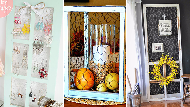 15 Awesome DIY Ways To Make Chicken Wire A Part Of Your Decor 15 Awesome DIY Ways To Make Chicken Wire A Part Of Your Decor - wire, rustic, handmade, handcrafted, Farmhouse, diy, decorations, decor, crafts, crafting, country, chicken wire, chicken