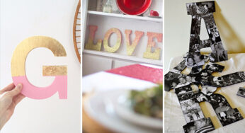 15 Lovely DIY Ideas Of Words And Letters To Decorate With