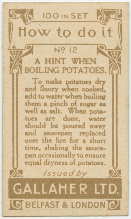 20 Genius Vintage Life Hacks From The 1900s That Are Still Applicable Today (Part 1) - vintage, tips, life hacks, life, how to do it, hints, hacks, hack, Gallaher's Cigarettes, do it yourself, diy, crafts, 1900s