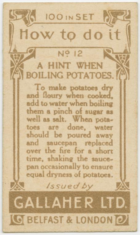 20 Genius Vintage Life Hacks From The 1900s That Are Still Applicable Today (Part 1) - vintage, tips, life hacks, life, how to do it, hints, hacks, hack, Gallaher's Cigarettes, do it yourself, diy, crafts, 1900s