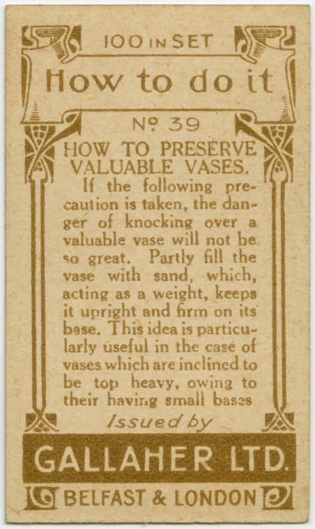 20 Genius Vintage Life Hacks From The 1900s That Are Still Applicable Today (Part 1) - vintage, tips, life hacks, life, how to do it, hints, hacks, hack, Gallaher's Cigarettes, do it yourself, diy, crafts, 1900s