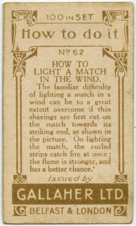 20 Genius Vintage Life Hacks From The 1900s That Are Still Applicable Today (Part 1) - vintage, tips, life hacks, life, how to do it, hints, hacks, hack, Gallaher's Cigarettes, do it yourself, diy, crafts, 1900s