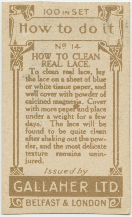 20 Genius Vintage Life Hacks From The 1900s That Are Still Applicable Today (Part 2) - vintage, tips, life hacks, life, how to do it, hints, hint, hacks, hack, Gallaher's Cigarettes, gallaher, do it yourself, diy, crafts, 1900s