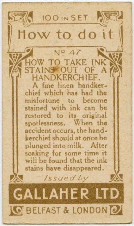 20 Genius Vintage Life Hacks From The 1900s That Are Still Applicable Today (Part 2) - vintage, tips, life hacks, life, how to do it, hints, hint, hacks, hack, Gallaher's Cigarettes, gallaher, do it yourself, diy, crafts, 1900s