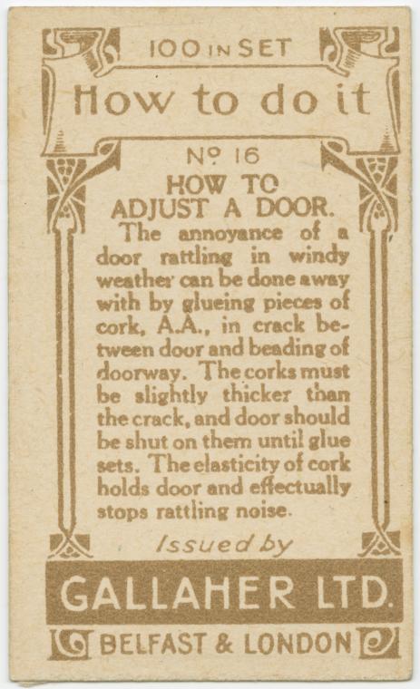 20 Genius Vintage Life Hacks From The 1900s That Are Still Applicable Today (Part 2) - vintage, tips, life hacks, life, how to do it, hints, hint, hacks, hack, Gallaher's Cigarettes, gallaher, do it yourself, diy, crafts, 1900s