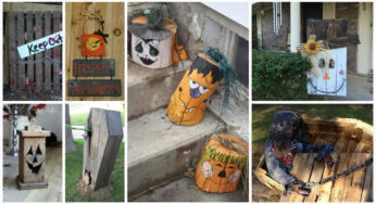 15 Spooky DIY Wood Halloween Decorations for Your Outdoor Space
