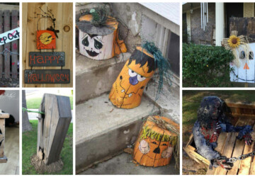 15 Spooky DIY Wood Halloween Decorations for Your Outdoor Space - Halloween outdoor, DIY Wood Halloween Decorations, diy outdoor, diy Halloween decorations, diy Halloween