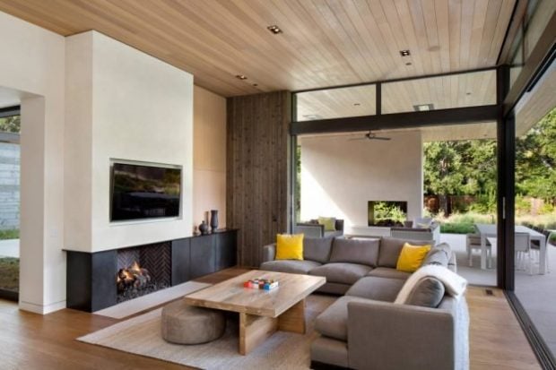 Four Staggered Volumes Form The Atherton Avenue Residence by Arcanum Architecture - residence, luxury, interior, house, home, grand, exterior, enormous, contemporary, california, Atherton Avenue Residence, Atherton, Arcanum Architecture