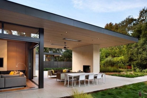 Four Staggered Volumes Form The Atherton Avenue Residence by Arcanum Architecture - residence, luxury, interior, house, home, grand, exterior, enormous, contemporary, california, Atherton Avenue Residence, Atherton, Arcanum Architecture