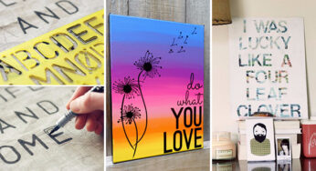 16 Creative DIY Canvas Paintings You Can Easily Add To Your Decor