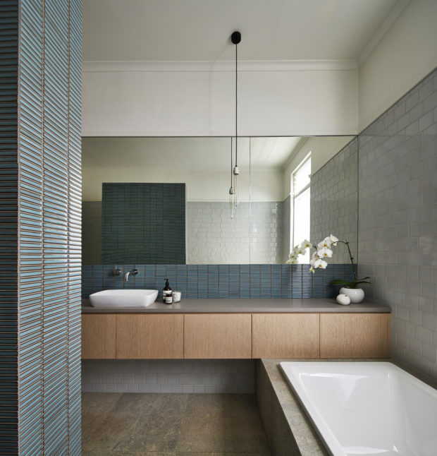 Modern Trends for Bathrooms in 2018 - trends 2018, textured tiles, smart shower, modern trends, lighting trends, contemporary cabinets, bathroom lighting, bathroom