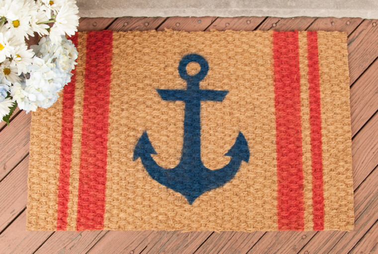 14 DIY Welcome Mats That Will Jazz Up Your Front Porch - DIY Welcome Mats, DIY Porch Decor Ideas, diy porch, DIY Mats