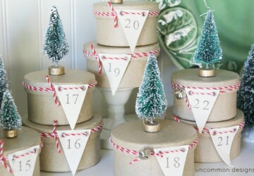 14 Creative DIY Christmas Advent Calendars - diy Christmas decorations, diy christmas decor projects, DIY Christmas Calendars, DIY Christmas Advent Calendars, Diy Christmas, Christmas Advent Calendars