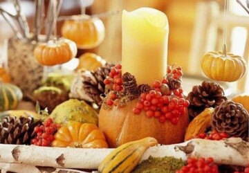 15 Totally Easy Last Minute DIY Thanksgiving Centerpiece - Thanksgiving, DIY Thanksgiving Decorating Ideas, DIY Thanksgiving Centerpiece, DIY Thanksgiving