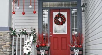 14 Rustic DIY Christmas Decor Ideas for Front Porch