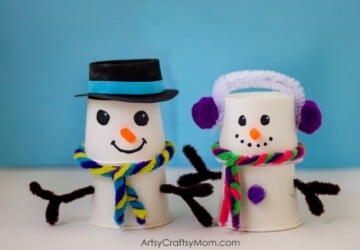 15 Cute Snowman Craft and Food Ideas - Winter Kids ideas, winter food, Winter Craft Ideas, snowman crafts, snowman, diy snowman, 15 Cute Snowman Craft and Food Ideas