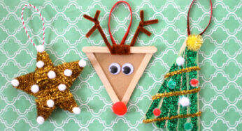15 Easy and Fun DIY Christmas Ornaments Kids Can Make