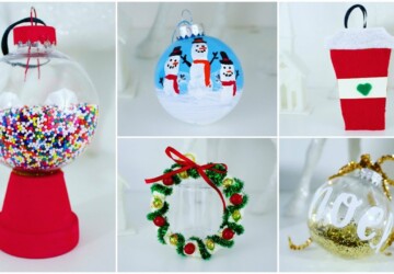 16 Creative and Easy DIY Christmas  Ornament Ideas - DIY Crochet Christmas Ornaments, DIY Christmas Ornaments Kids Can Make, Diy Christmas ornaments, Christmas Tree Ornaments, Christmas ornaments