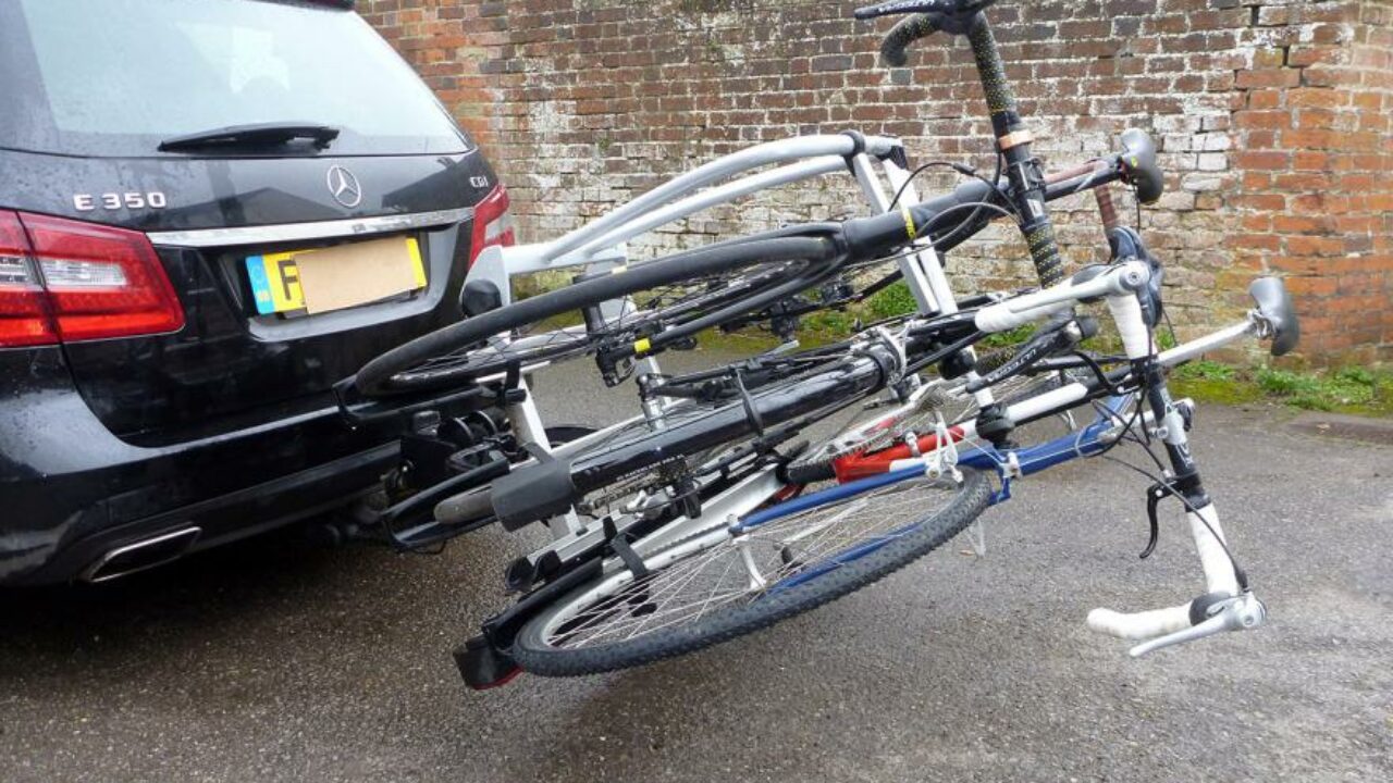 tow bar bike rack